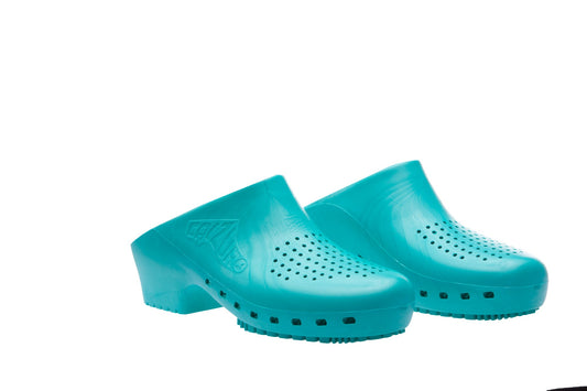 Calzuro Classic clogs with Upper Holes - Teal