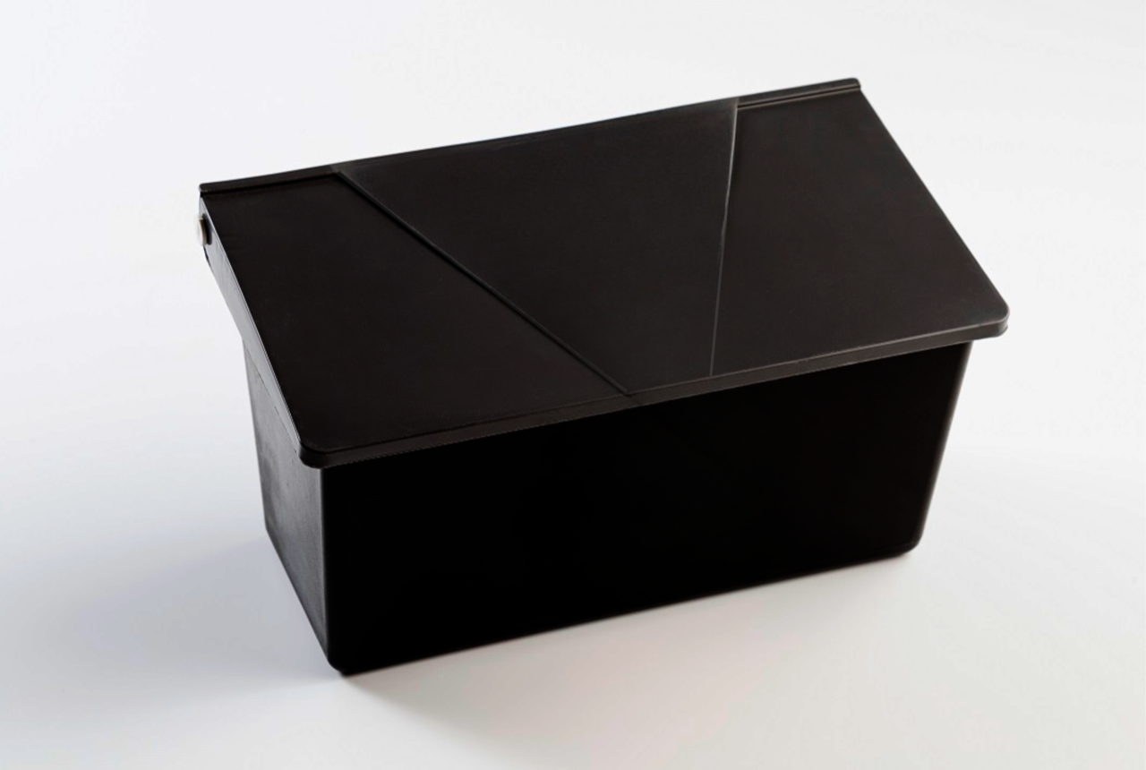 Durable Clothespins Box in Black