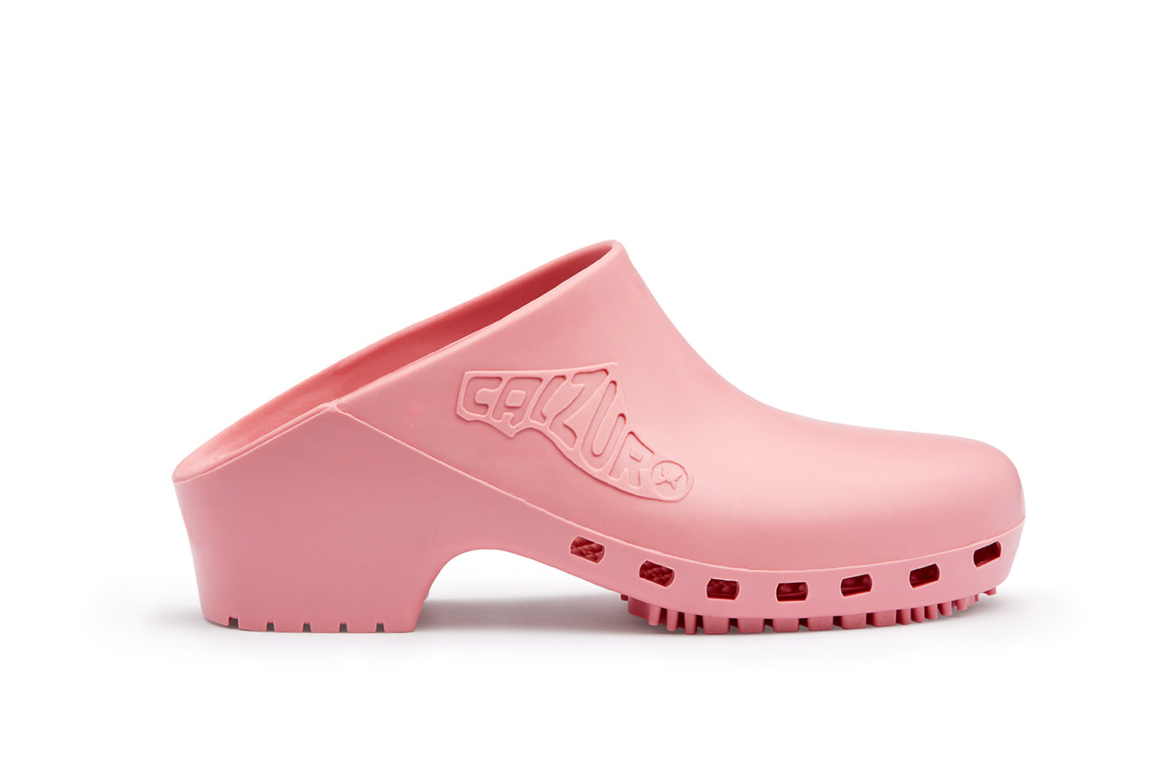 Calzuro Classic clogs without Upper Holes - Pastel Pink