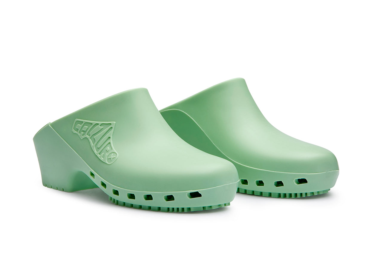 Calzuro Classic clogs without Upper Holes - Pastel Green