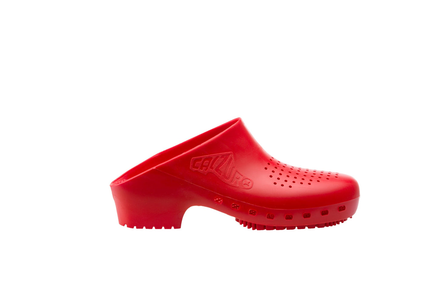 Calzuro Classic clogs with Upper Holes - Red