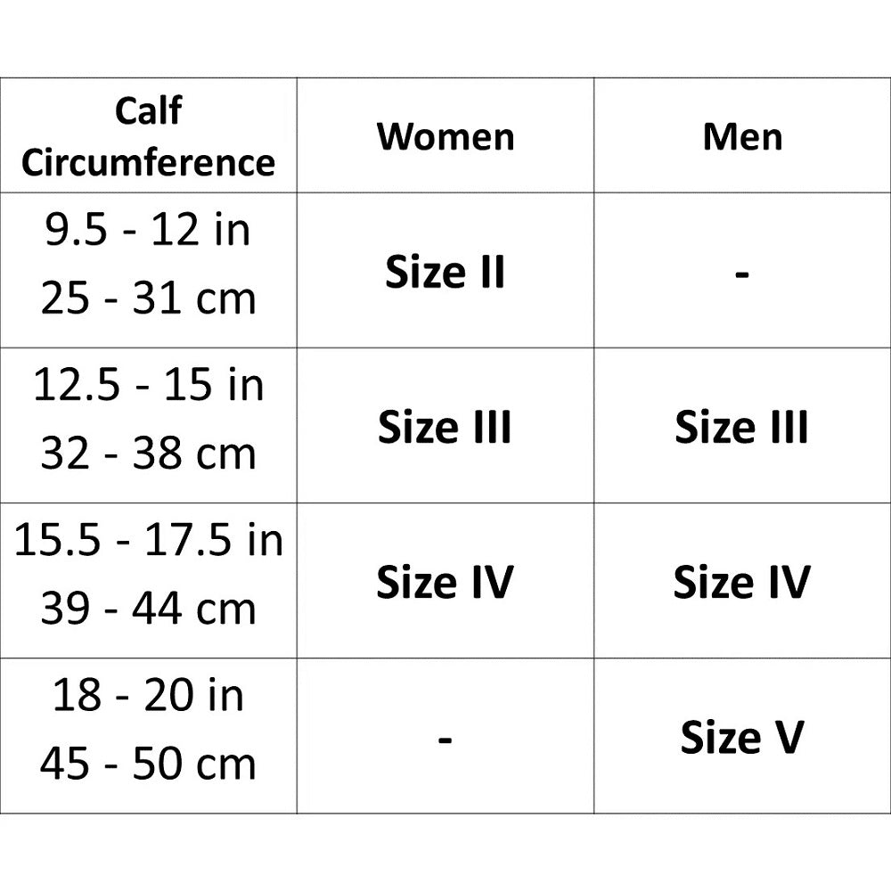 Men CEP  Reflective, 20-30 mmHg Compression Calf Sleeves