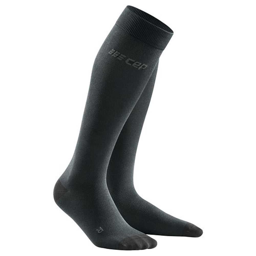 Women Business CEP Knee High 20-30 mmHg Compression Socks Grey