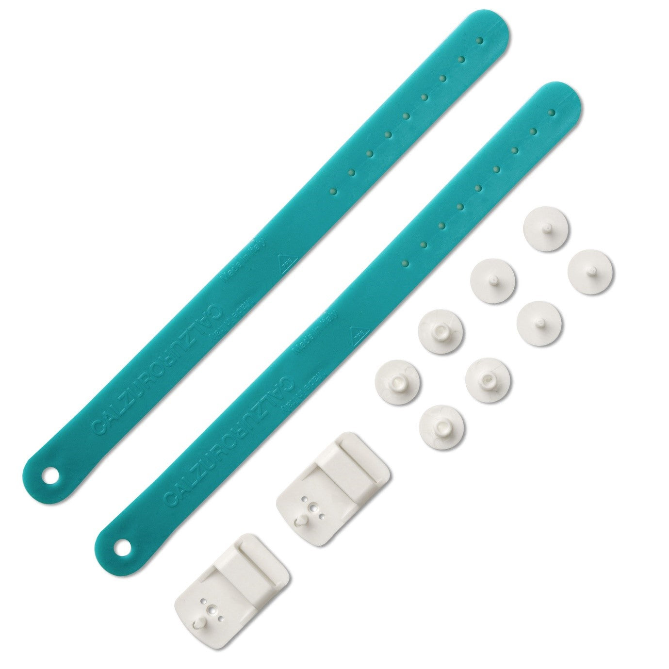 Heel Straps Kit for Calzuro Classic Clogs - Teal