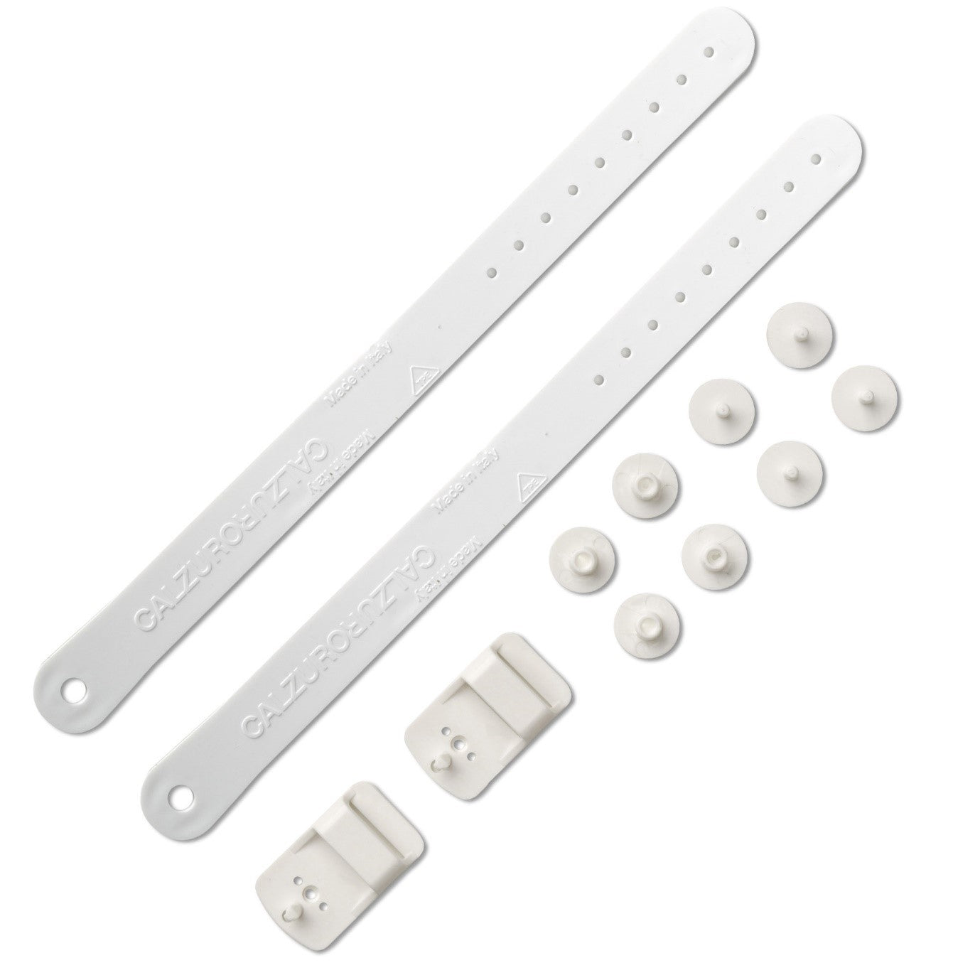 Heel Straps Kit for Calzuro Classic Clogs - White